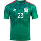 adidas Mexico Authentic Jesus Gallarado Home Jersey 22/23 (Vivid Green)