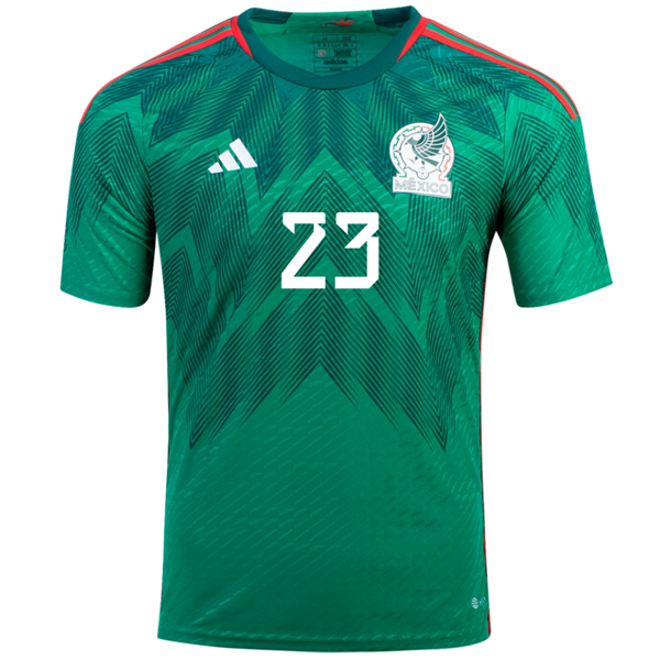 adidas Mexico Authentic Jesus Gallarado Home Jersey 22/23 (Vivid Green)