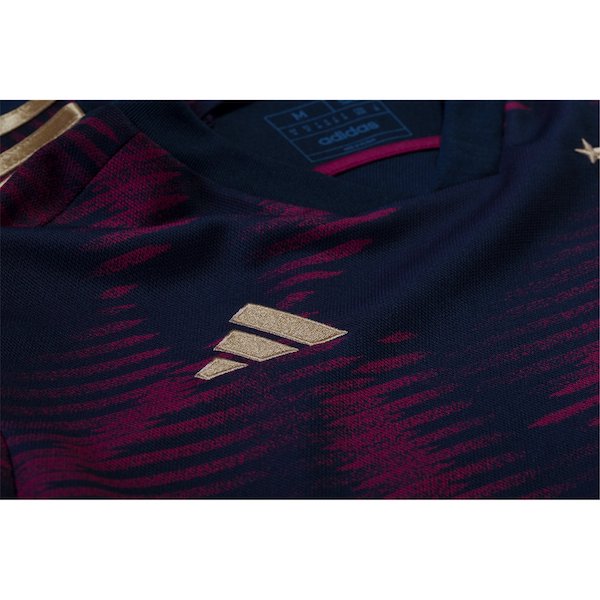 adidas Germany Leroy Sane Away Long Sleeve Jersey 22/23 (Black/Burgundy)