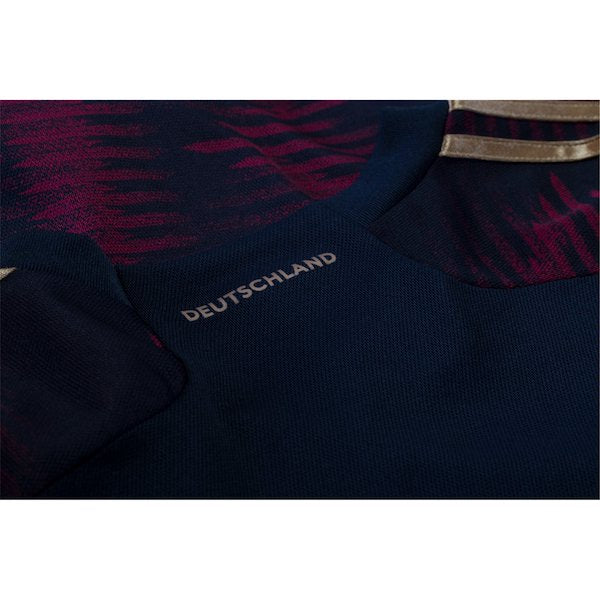 adidas Germany Kai Havertz Away Long Sleeve Jersey 22/23 (Black/Burgundy)