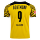 Puma Dortmund Erling Haaland Home Jersey w/ Bundesliga Patch 21/22 (Cyber Yellow/Black)