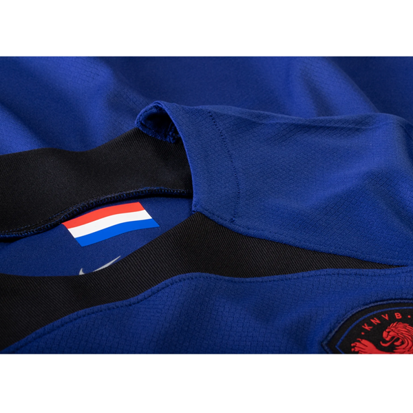 Nike Netherlands Away Jersey 22/23 (Deep Royal/Habanero Red)