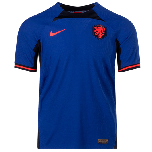 Nike Netherlands Match Authentic Away Jersey 22/23 (Deep Royal/Habanero Red)