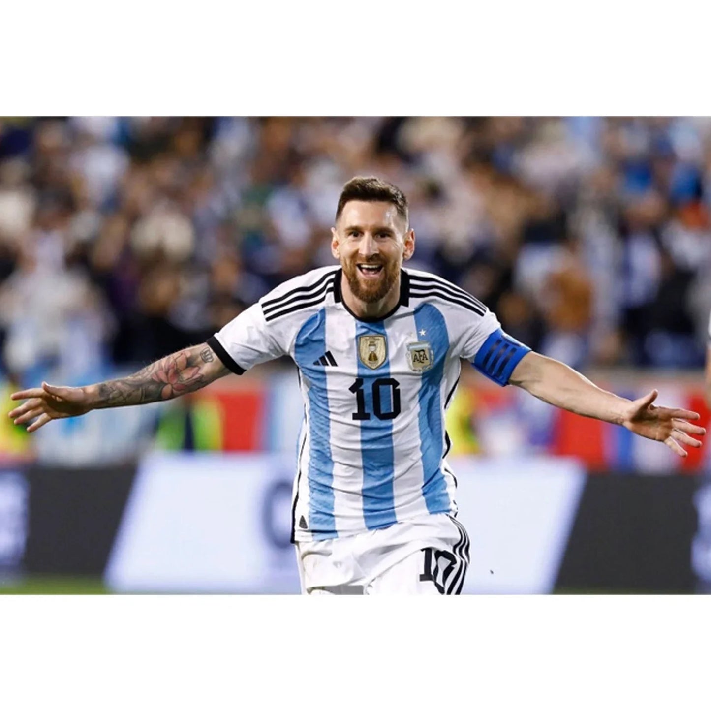 Pre-Order: Messi #10 Premium Soccer 2022 Argentina World Cup Champions Home Jersey by Adidas