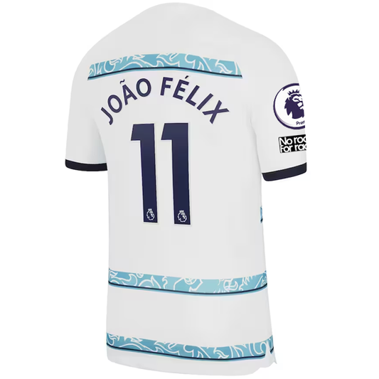Nike Chelsea Joao Felix way Jersey w/ EPL + Club World Cup Patches 22/23 (White/College Navy)