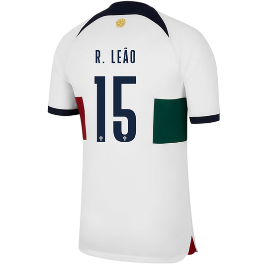 Nike Portugal Rafael Leao Away Jersey 22/23 (Sail/Obsidian)