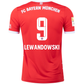 adidas Bayern Munich Robert Lewandowski Home Jersey w/ Bundesliga + 10 Times Winner Patch 22/23 (Red/White)