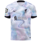 Nike Liverpool Thiago Away Jersey w/ Champions League Patches 22/23 (White/Black)