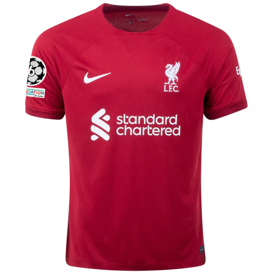 Nike Liverpool Joe Gomez Home Jersey w/ Champions League Patches 22/23 (Tough Red/Team Red)