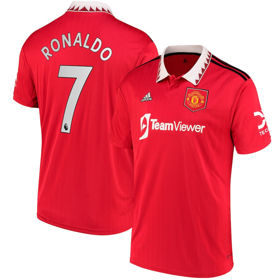 Adidas Men's Authentic Christiano Ronaldo 22/23 Manchester United Home Jersey 