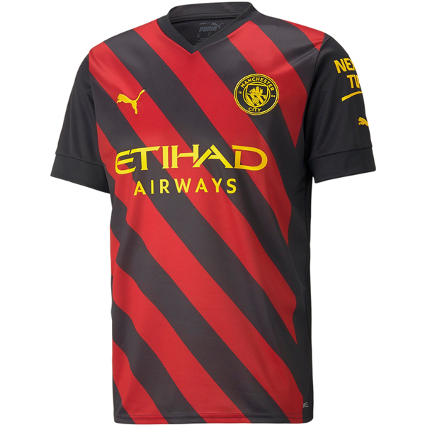 Puma Manchester City Away Jersey 22/23 (Puma Black/Tango Red)