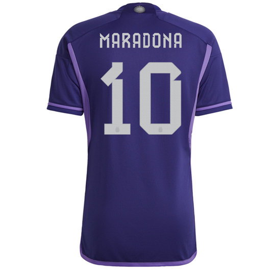 adidas Argentina Diego Maradona Away Jersey 22/23 (Legacy Indigo/Purple Rush)