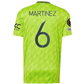 adidas Manchester United Lisandro Martínez Third Jersey w/ Europa League Patches 22/23 (Solar Slime)
