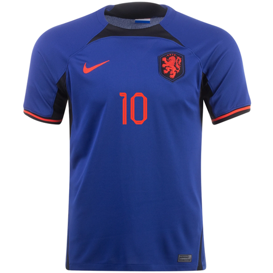 Nike Netherlands Memphis Depay Away Jersey 22/23 (Deep Royal/Habanero Red)