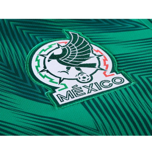 adidas Mexico Hector Moreno Home Long Sleeve Jersey 22/23 (Vivid Green)
