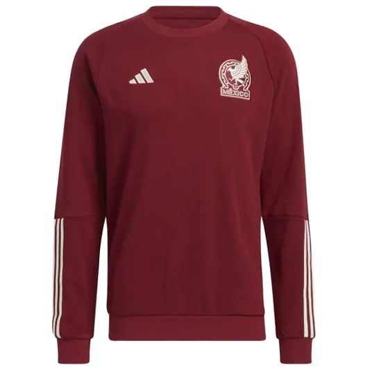 adidas Mexico Tiro Crewneck Sweatshirt 22/23 (Burgundy)