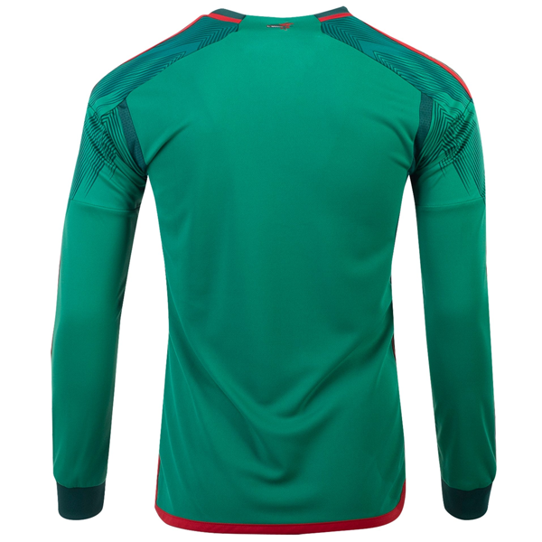 adidas Mexico Home Long Sleeve Jersey 22/23 (Vivid Green)