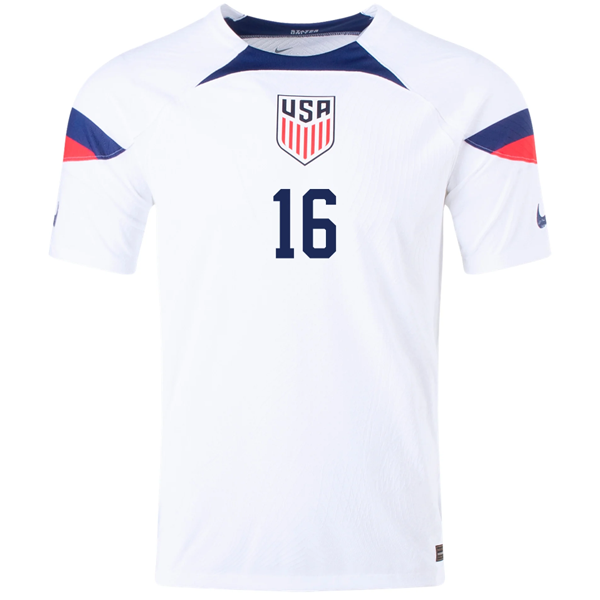 Nike United States Authentic Match Jordan Morris Home Jersey 22/23 (White/Loyal Blue)