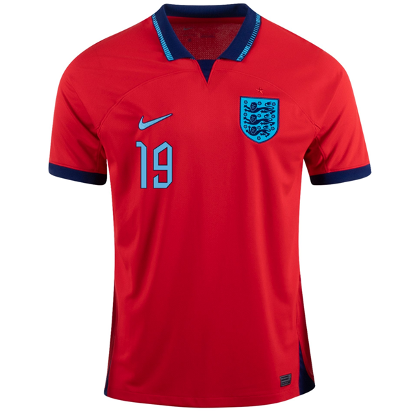 Nike England Mason Mount Away Jersey 22/23 (Challenge Red/Blue Void)