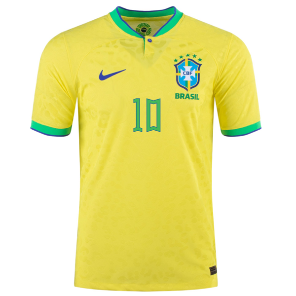 Nike Brazil Authentic Pele Match Home Jersey 22/23 (Dynamic Yellow/Paramount Blue)