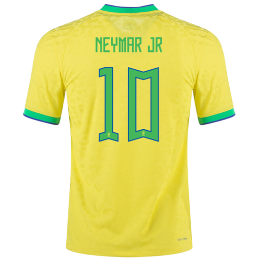 Nike Brazil Authentic Neymar Jr. Match Home Jersey 22/23 (Dynamic Yellow/Paramount Blue)