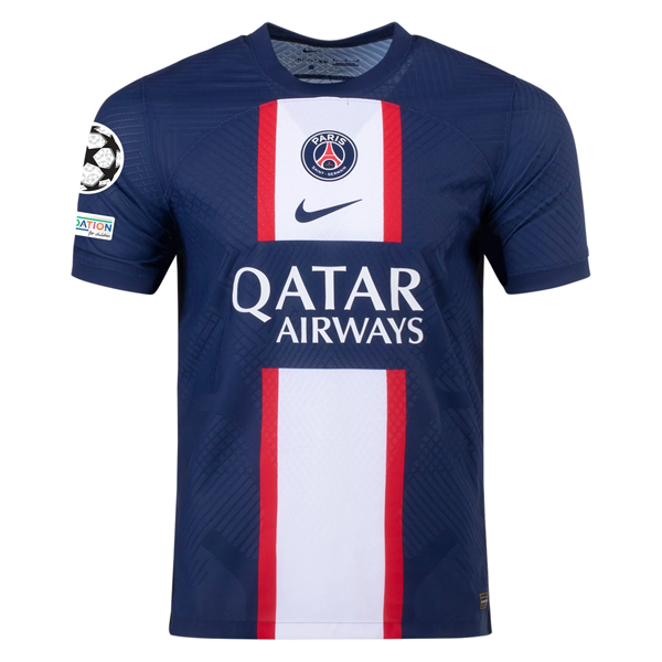 Nike Paris Saint-Germain Neymar Jr Authentic Match Home Jersey W/ Champions League Patches 22/23 (Midnight Navy)