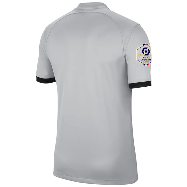 Nike Paris Saint-Germain Away Jersey w/ Ligue 1 Champion Patch 22/23 (Light Smoke/Black)