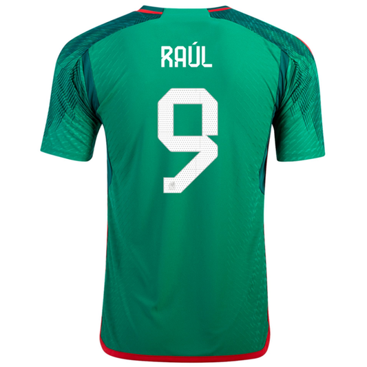 adidas Mexico Authentic Raul Jiminez Home Jersey 22/23 (Vivid Green)