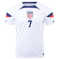 Nike United States Shaq Moore Home Jersey 22/23 (White/Loyal Blue)