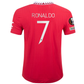 Products adidas Manchester United Cristiano Ronaldo Authentic Home Jersey w/ Europa League Patches 22/23 (Real Red)