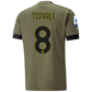 Puma AC Milan Sandro Tonali Third Jersey w/ Scudetto + Serie A Patch 22/23 (Dark Green Moss/Spring Moss)
