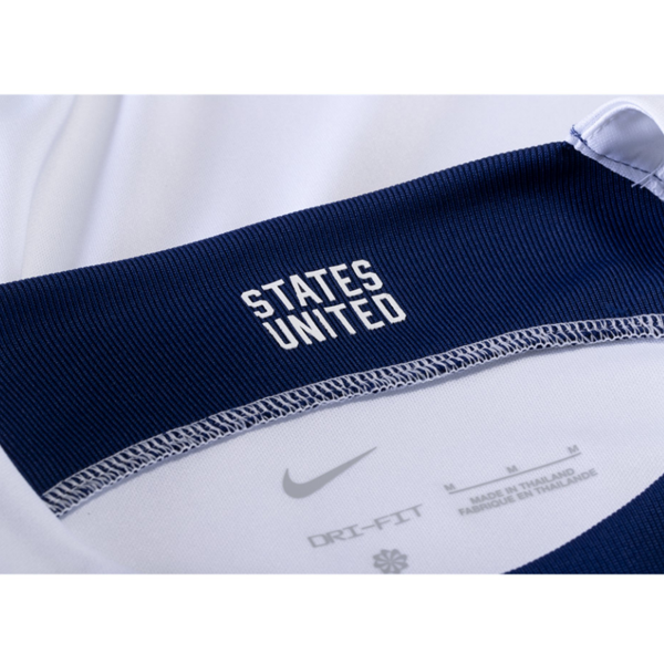 Nike United States Timothy Weah Home Long Sleeve Jersey 22/23 (White/Loyal Blue)