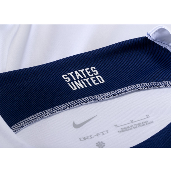 Nike United States Sergino Dest Home Long Sleeve Jersey 22/23 (White/Loyal Blue)